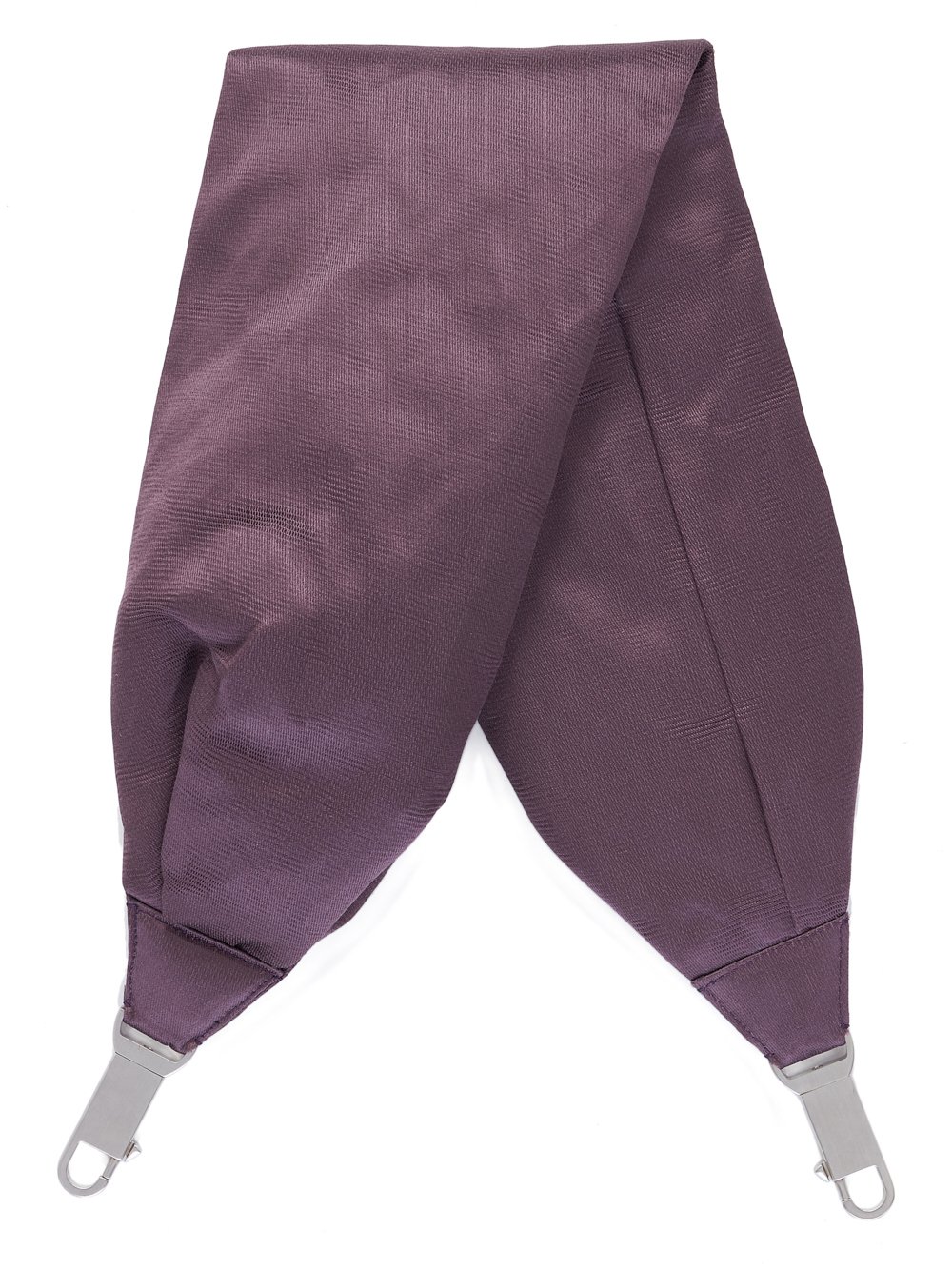 RICK OWENS FW23 LUXOR SASH IN AMETHYST PURPLE COTTON SILK DUCHESSE