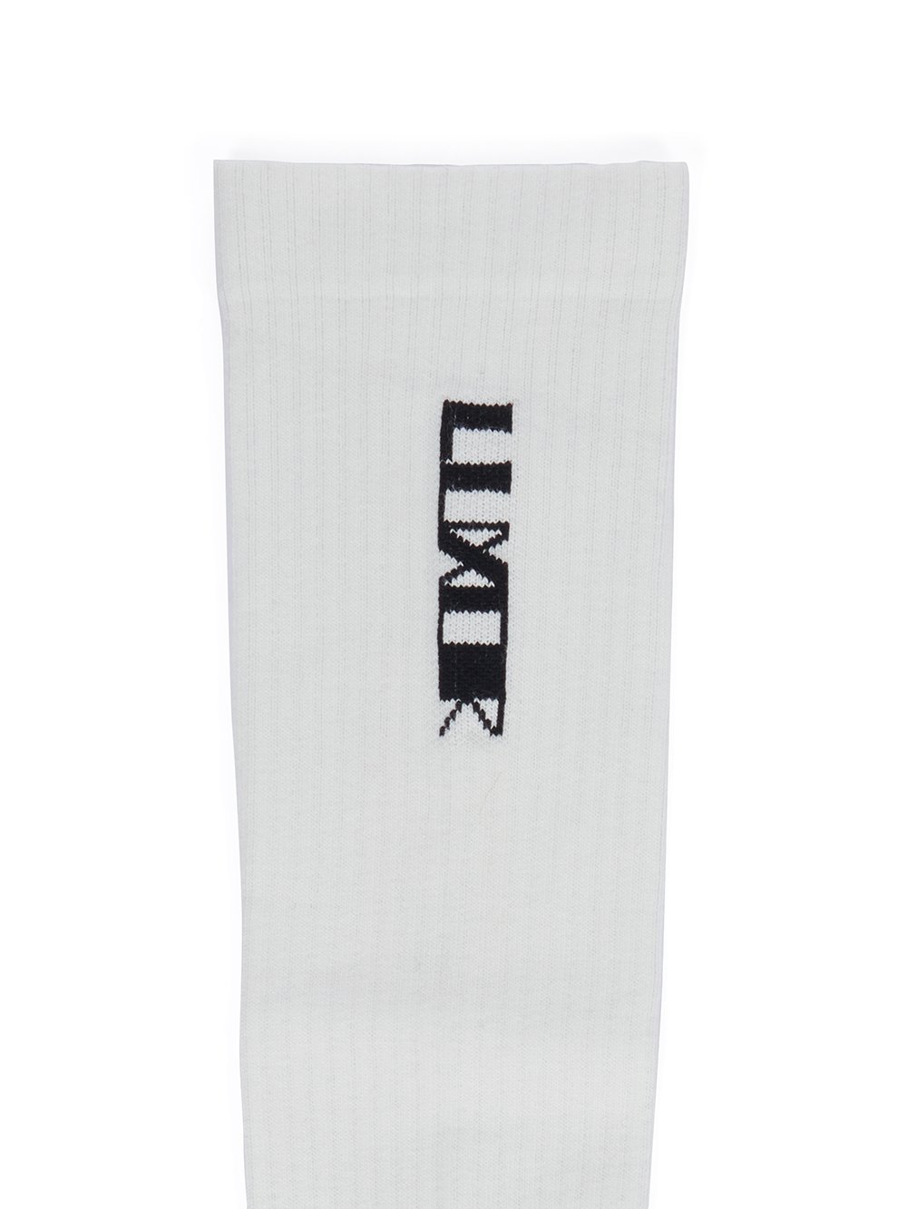 DRKSHDW FW23 LUXOR LUXOR SOCKS IN MILK AND BLACK COTTON KNIT