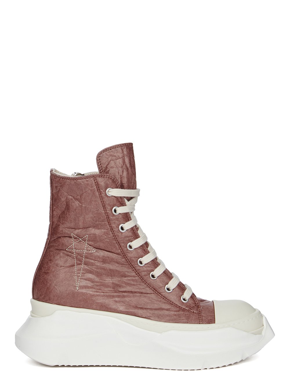 DRKSHDW FW23 LUXOR ABSTRACT SNEAK IN MAUVE, PEARL AND MILK PAPER POLY