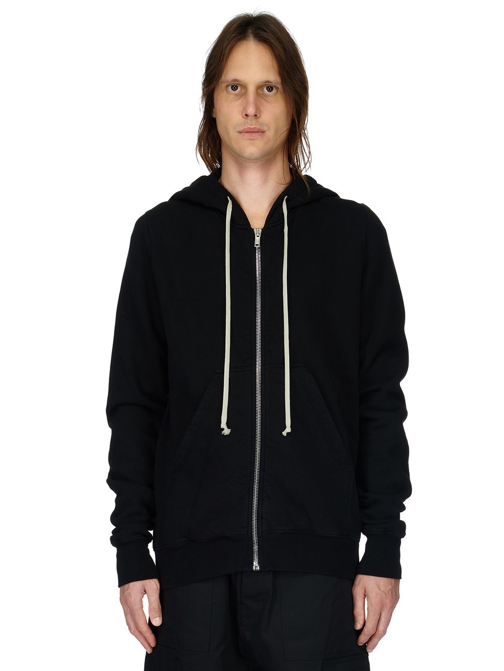 DRKSHDW FW23 LUXOR JASON'S HOODIE IN BLACK FURKA HEAVY SWEATSHIRT