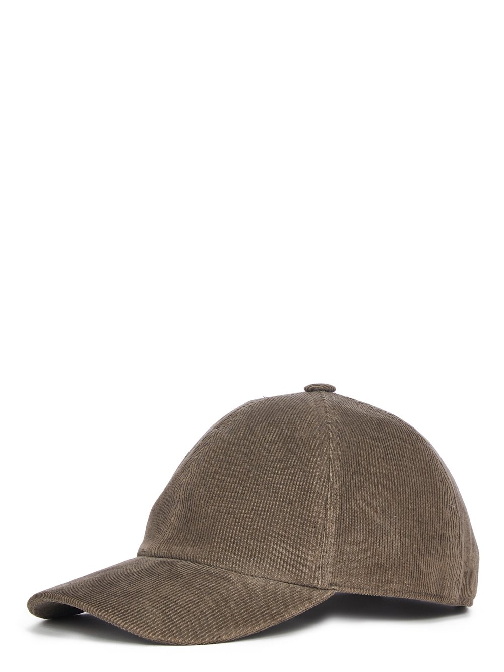 RICK OWENS FW23 LUXOR BASEBALL CAP IN DUST COTTON CORDUROY RICK OWENS FW23 LUXOR BASEBALL CAP IN DUST COTTON CORDUROY