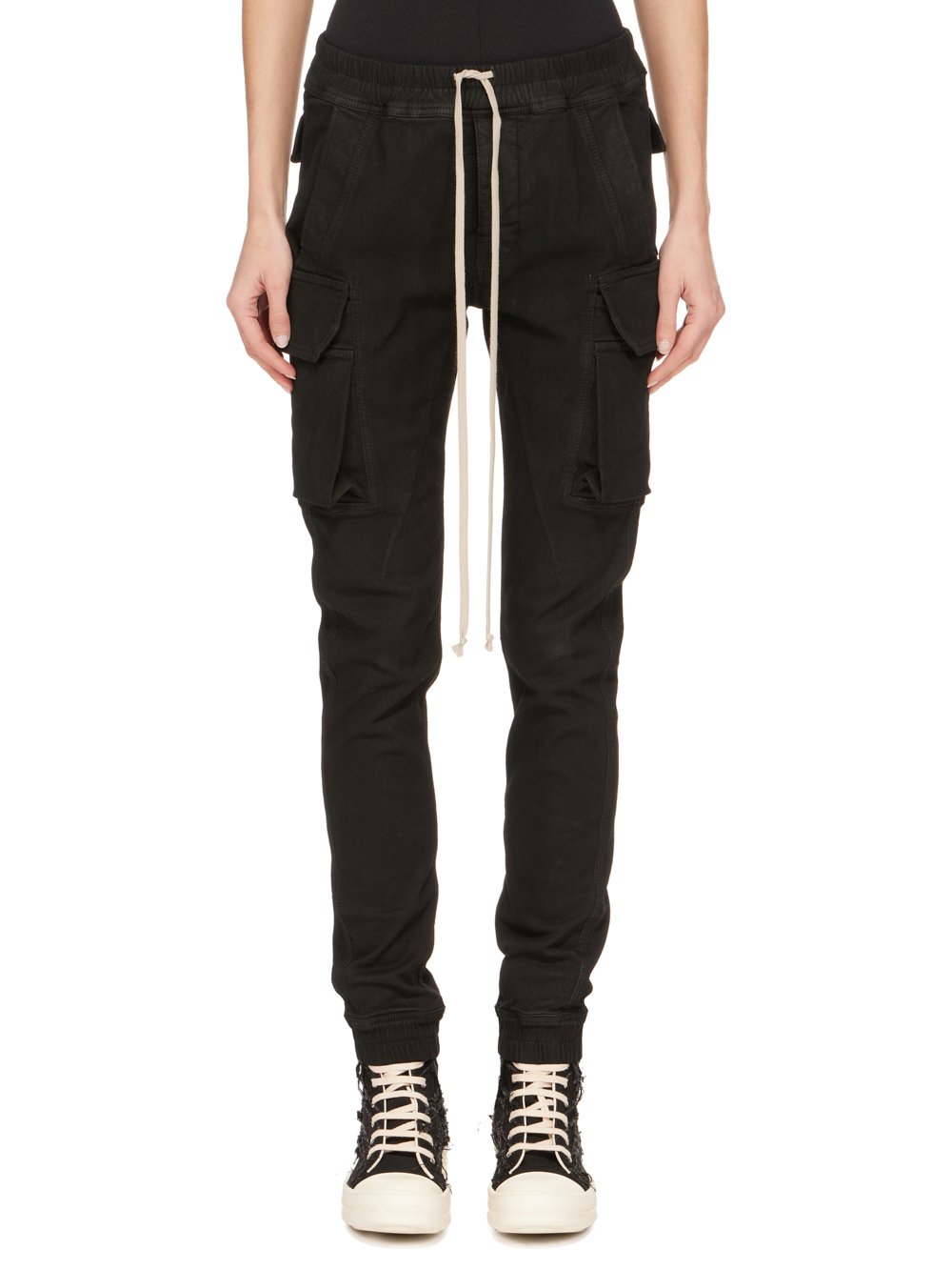 DRKSHDW FW23 LUXOR MASTODON CUT IN BLACKETY BLACK STRETCH DENIM DRKSHDW FW23 LUXOR MASTODON CUT IN BLACKETY BLACK STRETCH DENIM