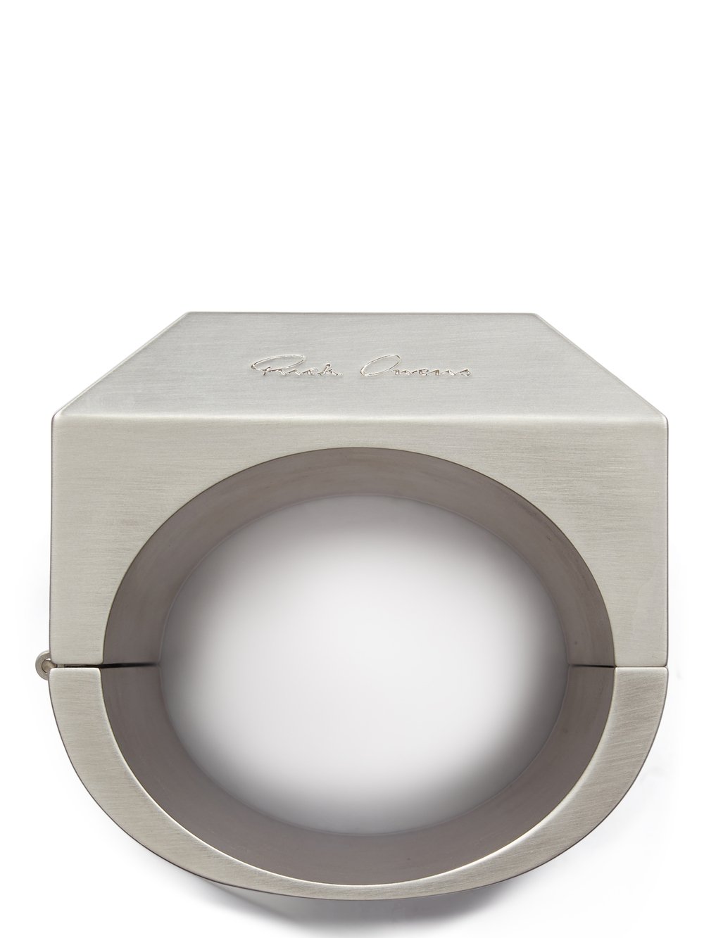RICK OWENS PERFORMA CUFF IN ALUMINIUM RICK OWENS PERFORMA CUFF IN ALUMINIUM