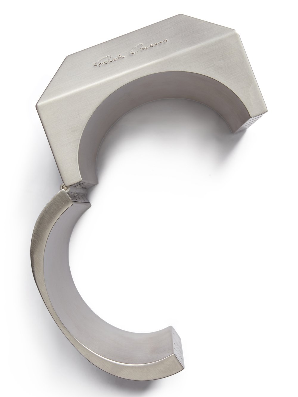 RICK OWENS PERFORMA CUFF IN ALUMINIUM