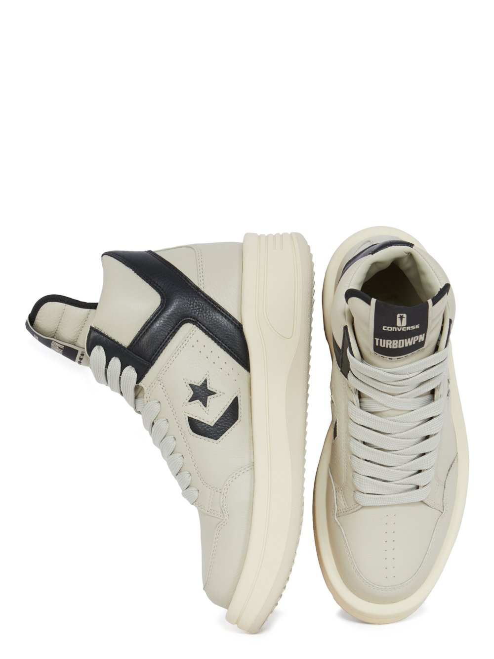 CONVERSE X DRKSHDW TURBOWPN IN OYSTER / BLACK 