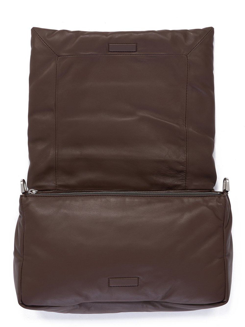 RICK OWENS FW23 LUXOR BIG PILLOW GRIFFIN IN BROWN PEACHED LAMBSKIN