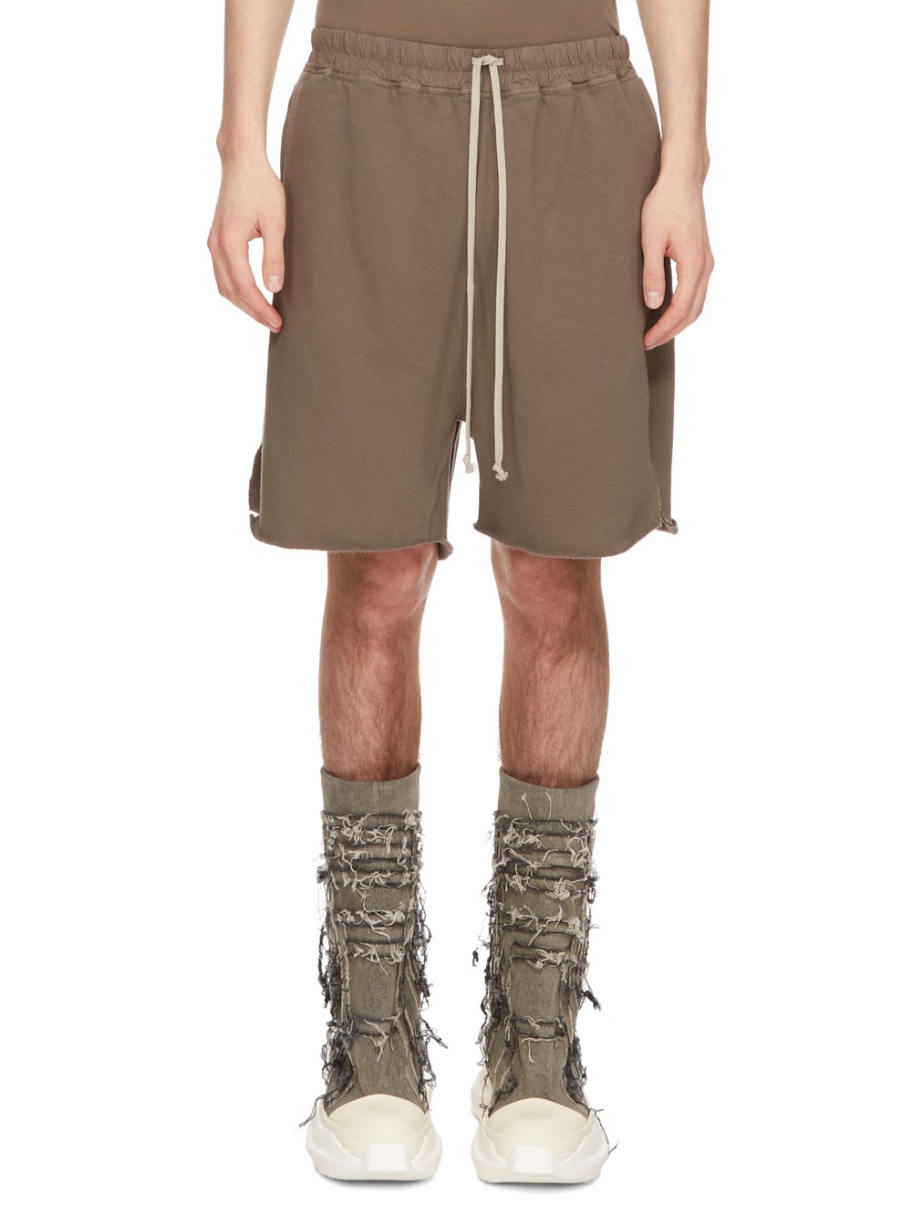 DRKSHDW FW23 LUXOR LONG BOXERS IN DUST FURKA HEAVY SWEATSHIRT 