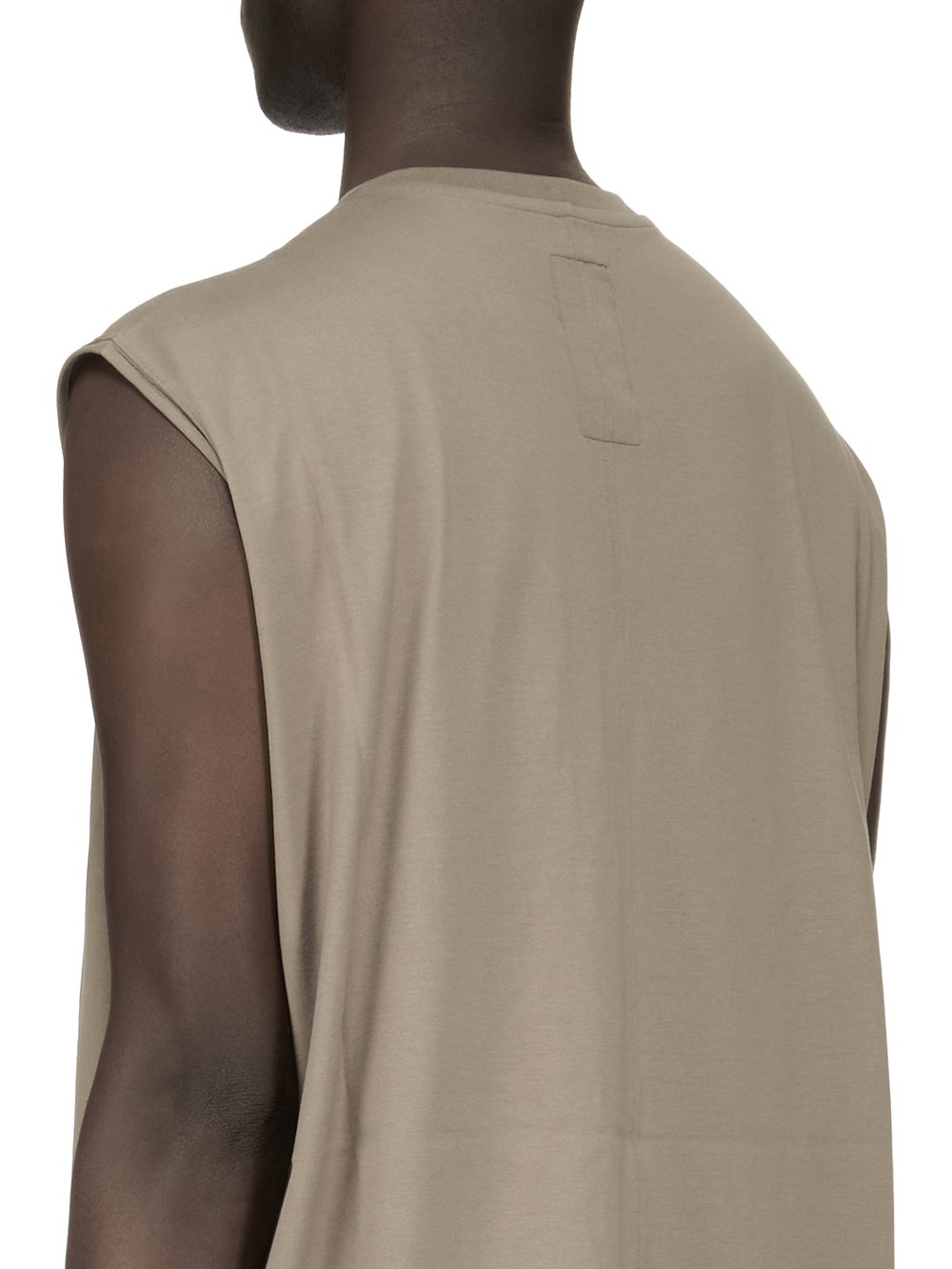 CHAMPION X RICK OWENS TARP T IN DUST GREY MEDIUM WEIGHT COTTON JERSEY 