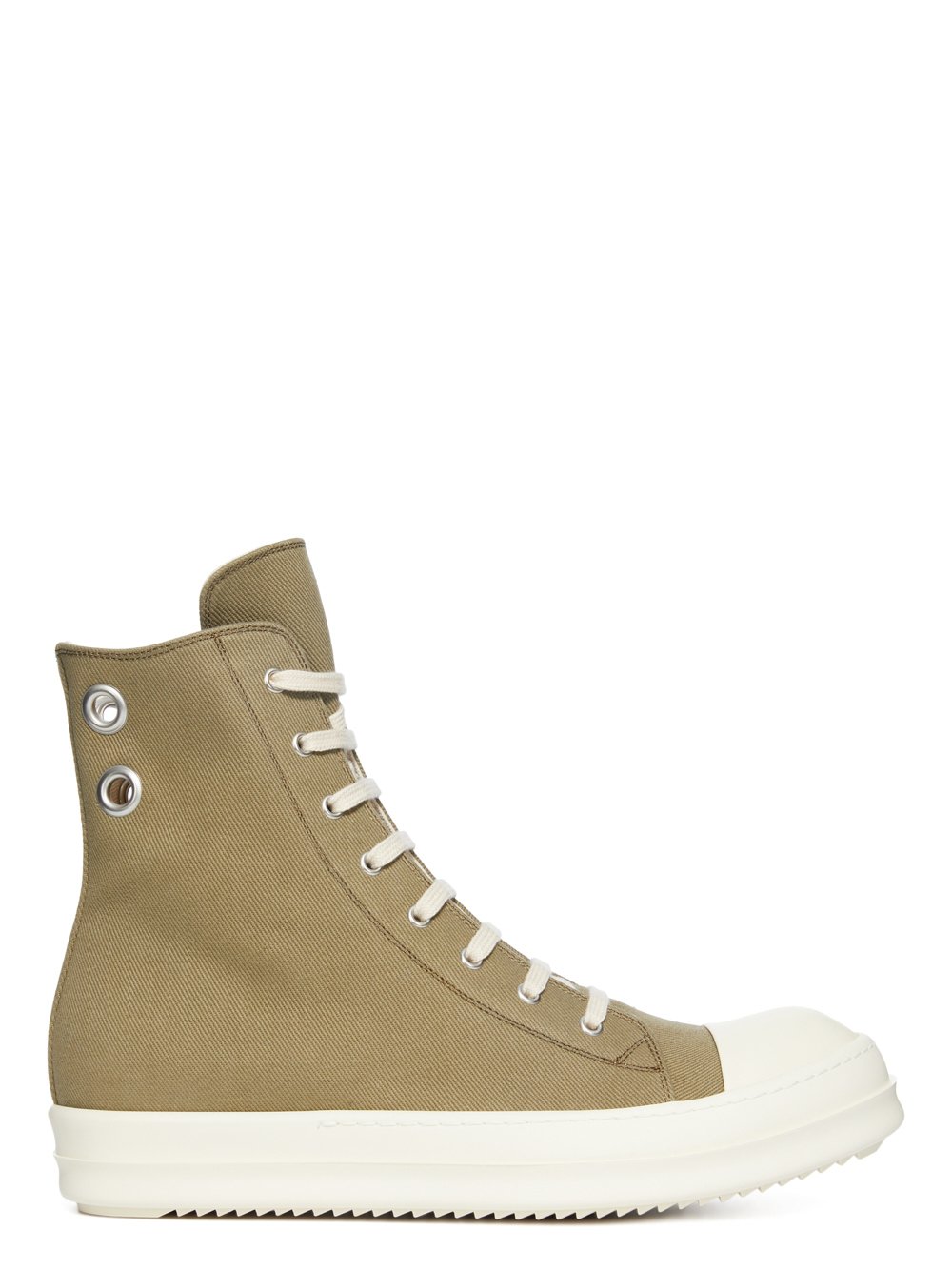DRKSHDW FW23 LUXOR SNEAKS IN PALE GREEN AND MILK 13OZ OVERDYED DENIM DRKSHDW FW23 LUXOR SNEAKS IN PALE GREEN AND MILK 13OZ OVERDYED DENIM