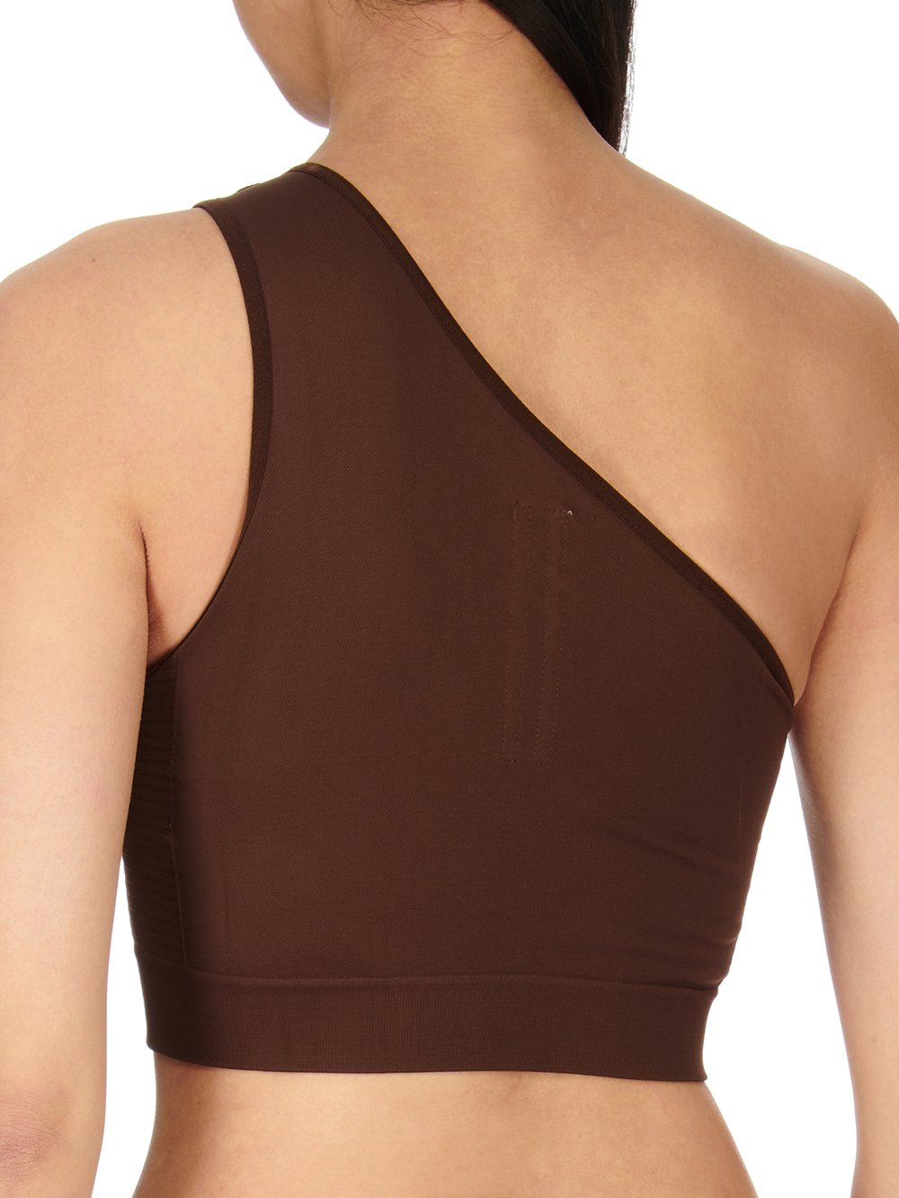 RICK OWENS FW23 LUXOR ATHENA BRA IN BROWN ACTIVE KNIT