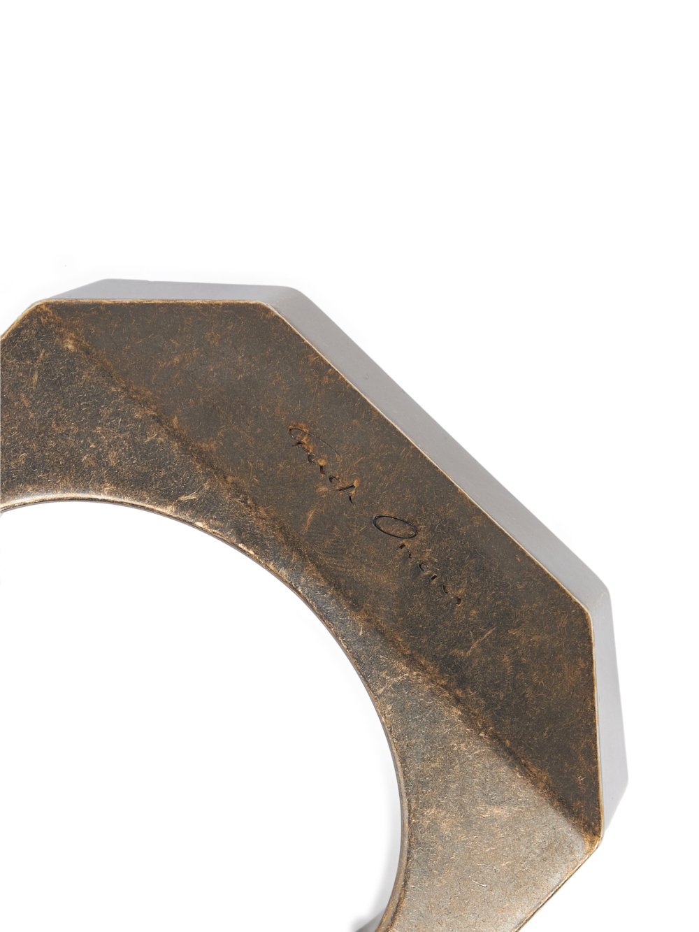 RICK OWENS PERFORMA BRACELET IN ALUMINIUM