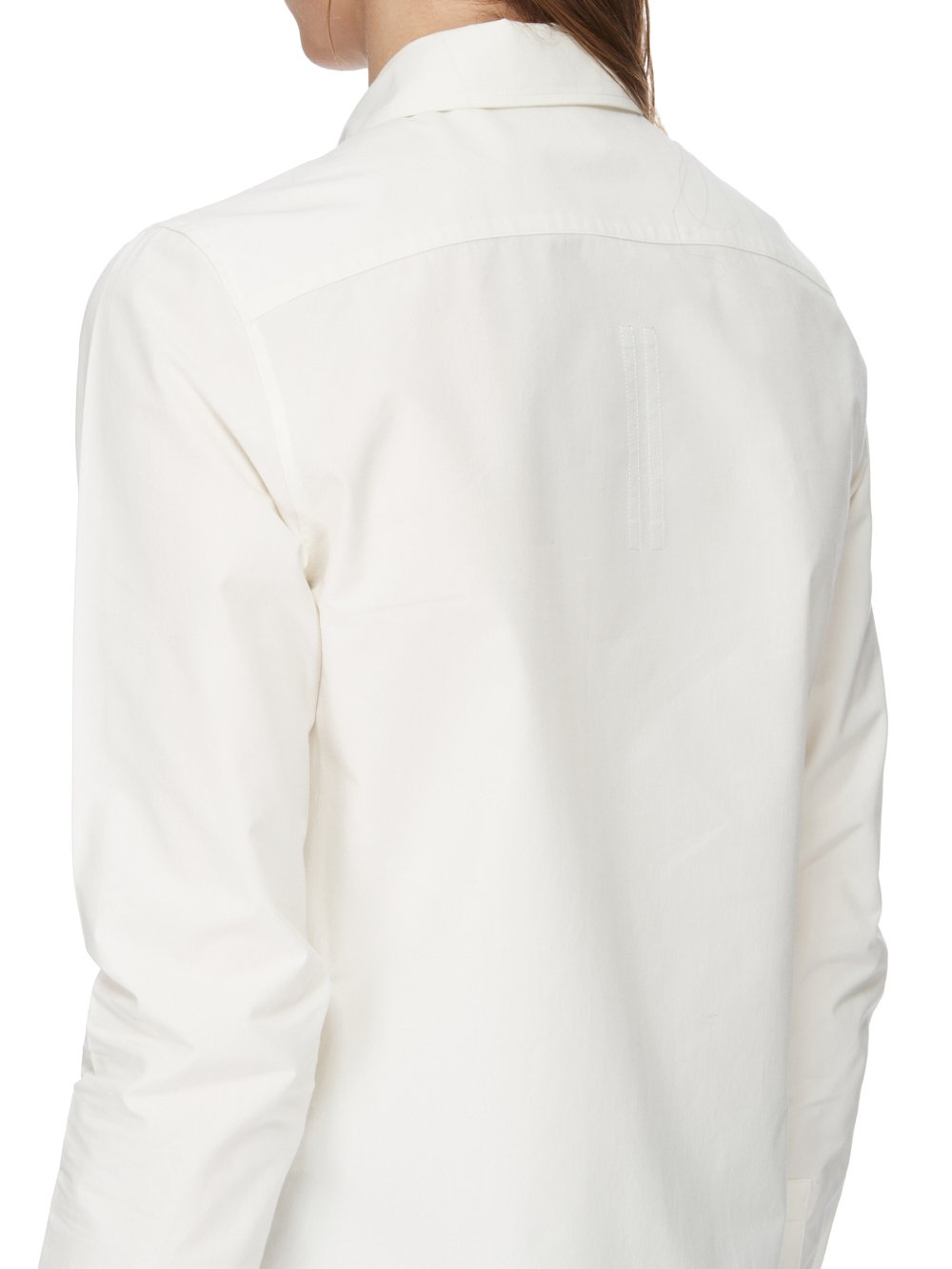 RICK OWENS FW23 LUXOR OFFICE SHIRT IN MEDIUM WEIGHT COTTON POPLIN