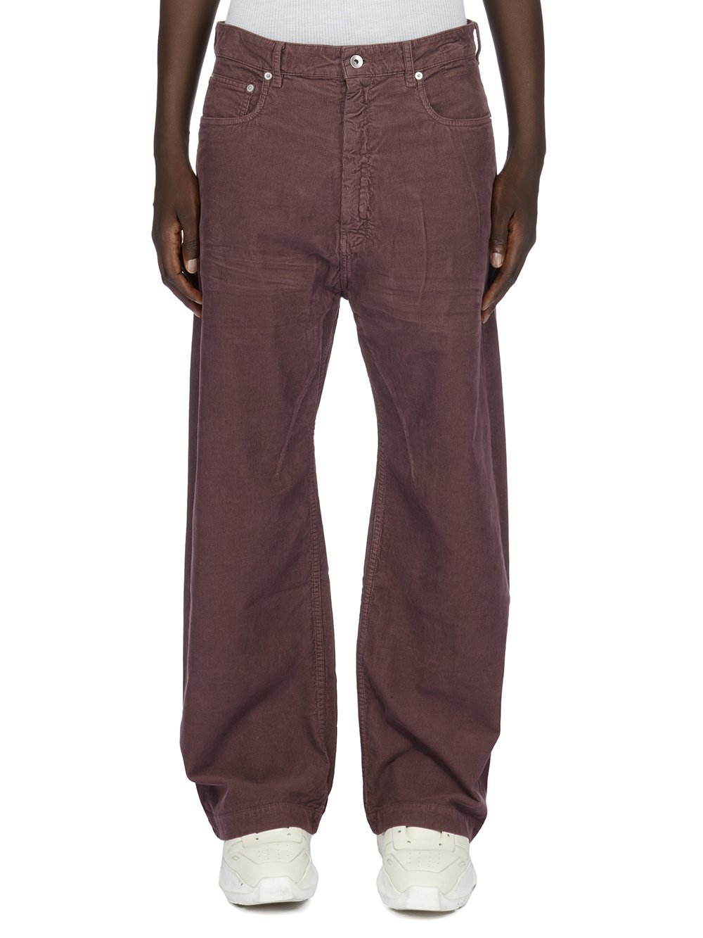 DRKSHDW FW23 LUXOR GETH JEANS IN MAUVE COTTON CORDUROY