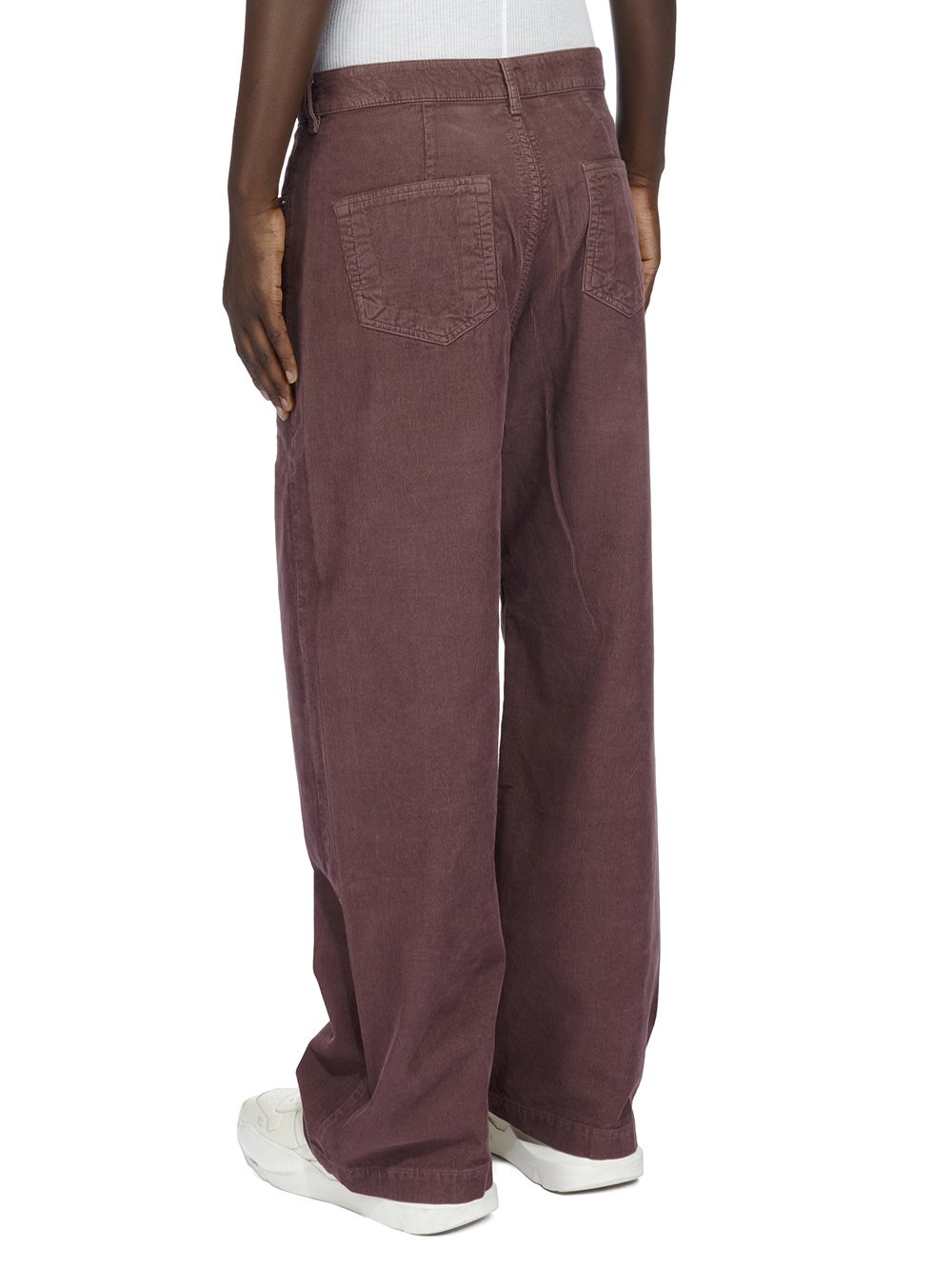 DRKSHDW FW23 LUXOR GETH JEANS IN MAUVE COTTON CORDUROY