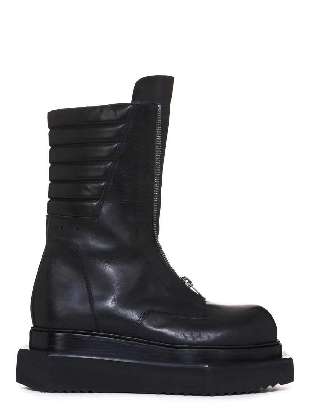 RICK OWENS FW23 LUXOR MOTO CYCLOPS IN BLACK GROPPONE COW LEATHER