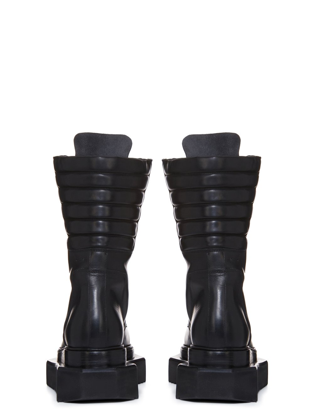 RICK OWENS FW23 LUXOR MOTO CYCLOPS IN BLACK GROPPONE COW LEATHER