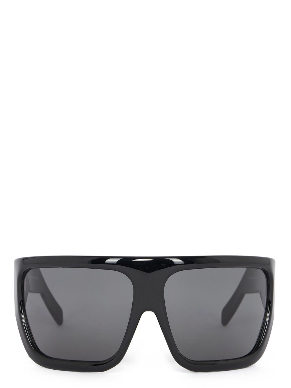 RICK OWENS DAVIS SUNGLASSES IN SHINY BLACK