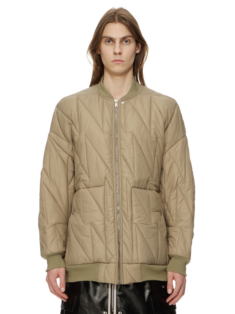 RICK OWENS FW23 LUXOR JUMBO FLIGHT IN PALE GREN RECYCLED NYLON RICK OWENS FW23 LUXOR JUMBO FLIGHT IN PALE GREN RECYCLED NYLON
