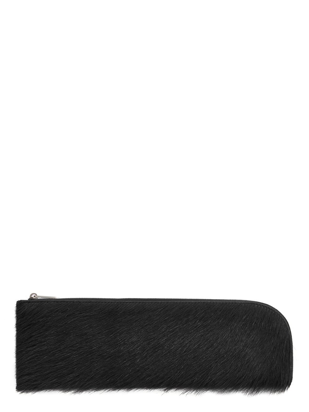 RICK OWENS FW23 LUXOR RICK WALLET EXTENDED IN BLACK UNSHAVED COW LEATHER