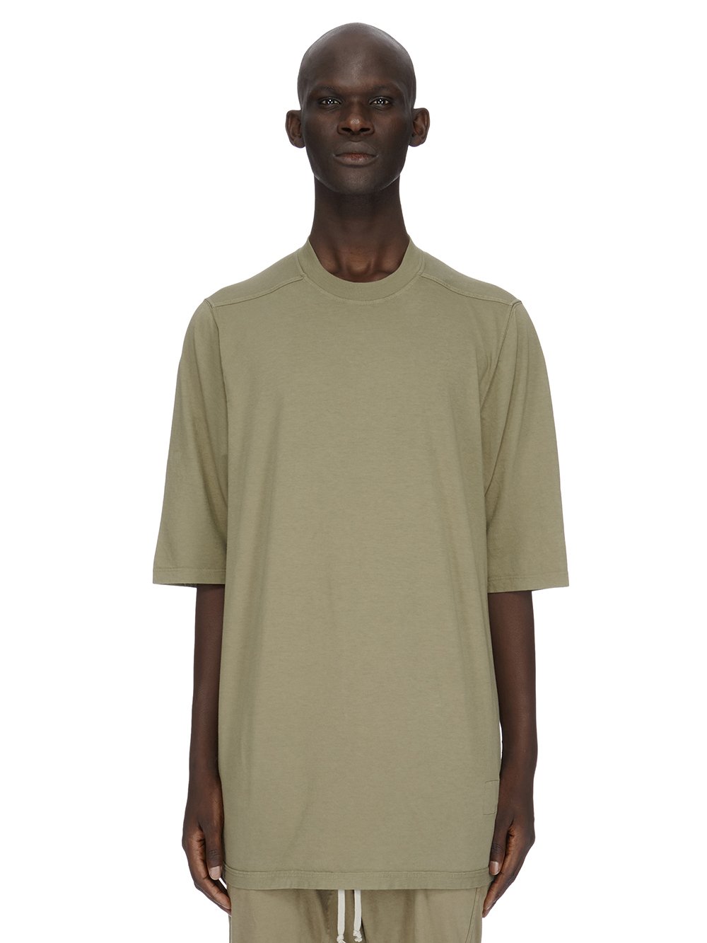 DRKSHDW FW23 LUXOR JUMBO SS T IN PALE GREEN MEDIUM WEIGHT COTTON JERSEY