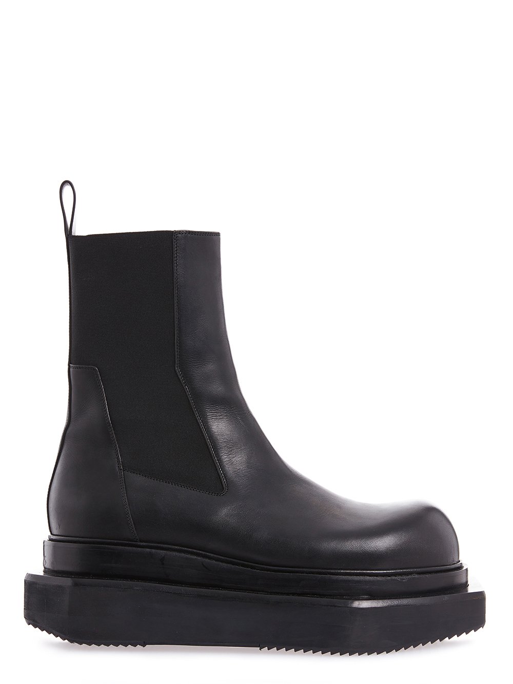 RICK OWENS FW23 LUXOR BEATLE TURBO CYCLOPS IN BLACK WAXY CALF