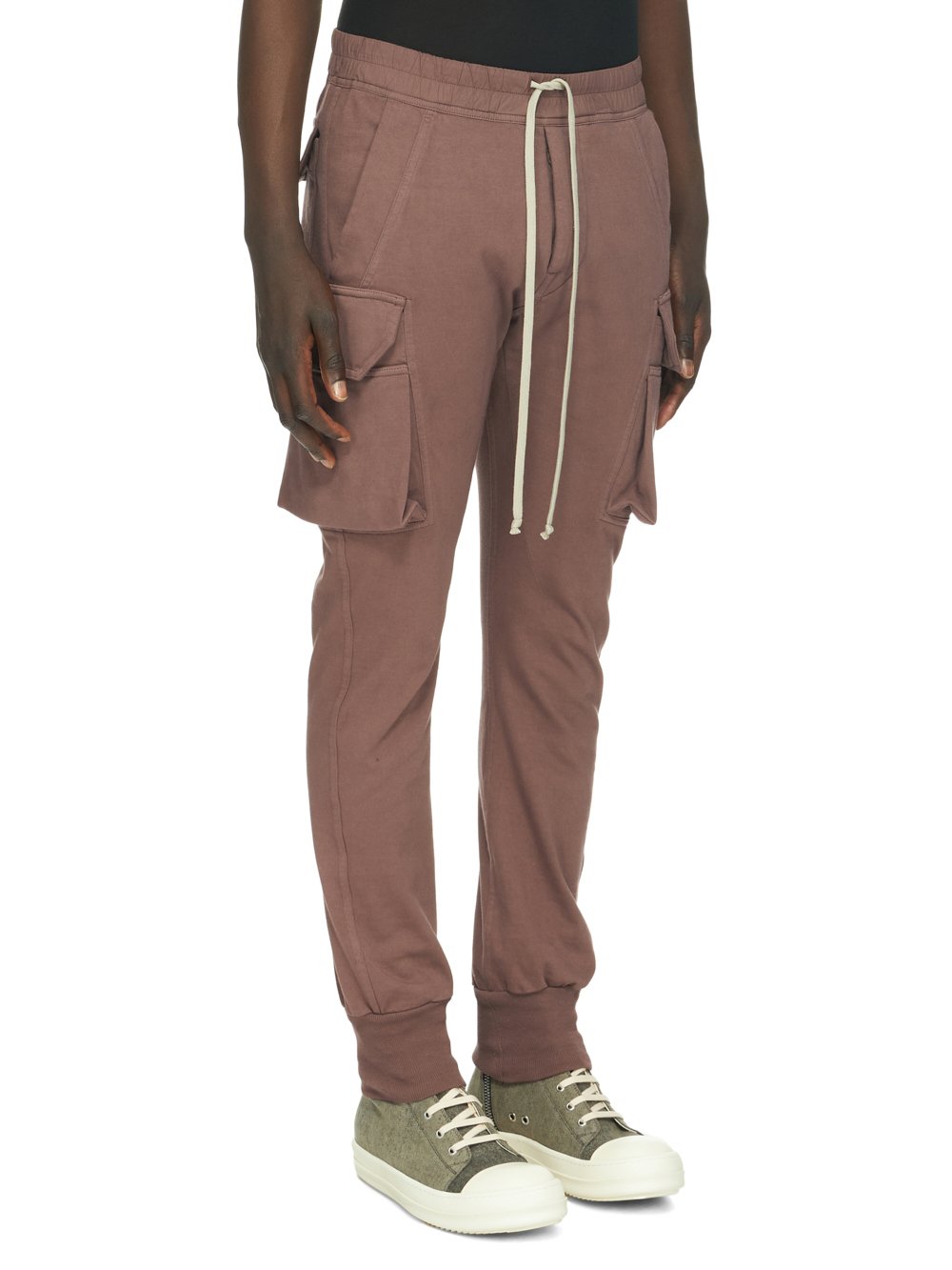 DRKSHDW FW23 LUXOR MASTODON CUT IN MAUVE COMPACT HEAVY COTTON JERSEY