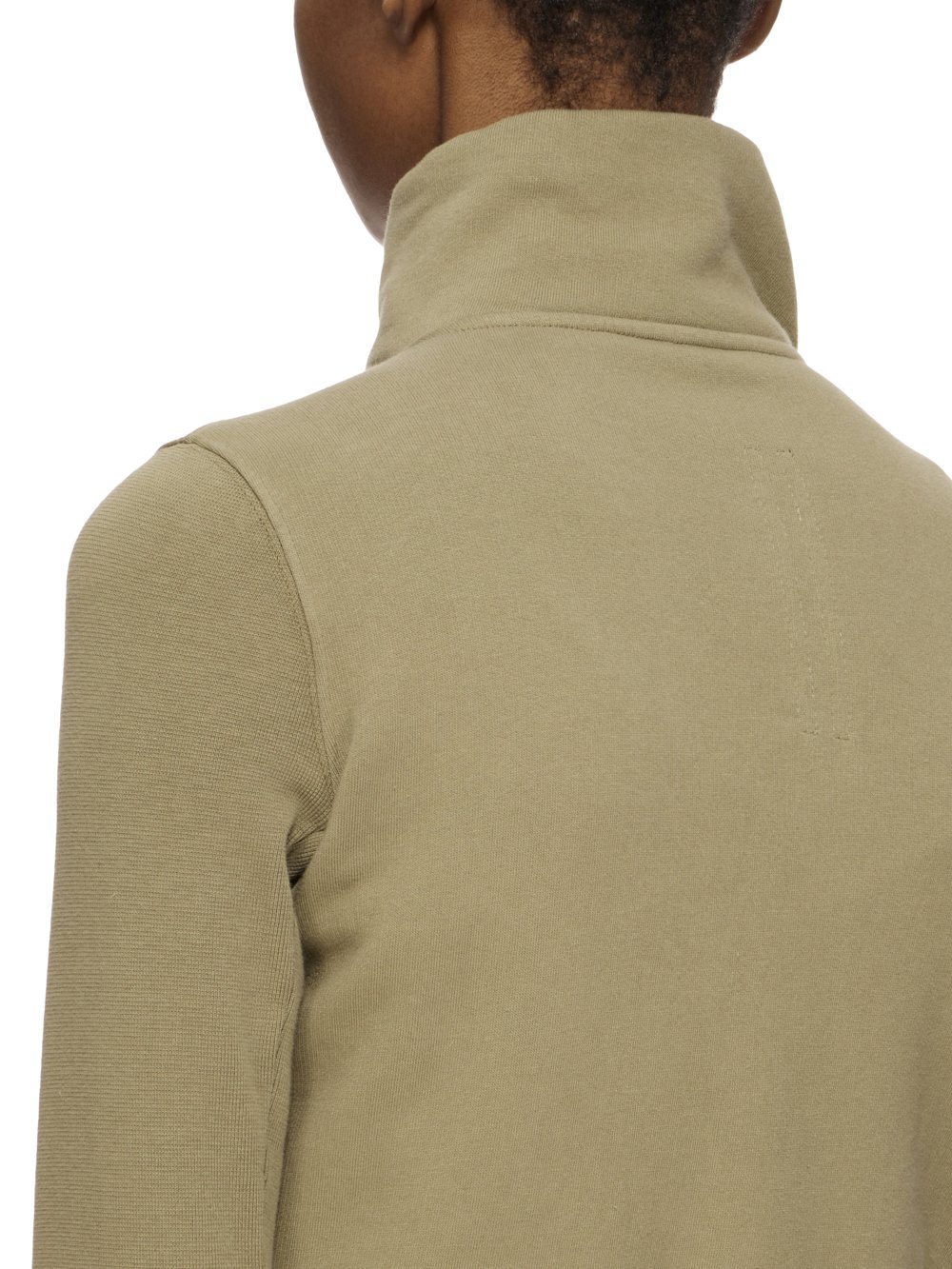 DRKSHDW FW23 LUXOR MOUNTAIN SWEAT IN PALE GREEN FURKA HEAVY SWEATSHIRT