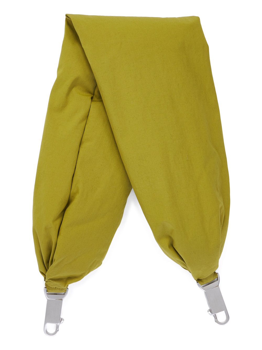 RICK OWENS FW23 LUXOR SASH IN ACID YELLOW HEAVY COTTON POPLIN RICK OWENS FW23 LUXOR SASH IN ACID YELLOW HEAVY COTTON POPLIN