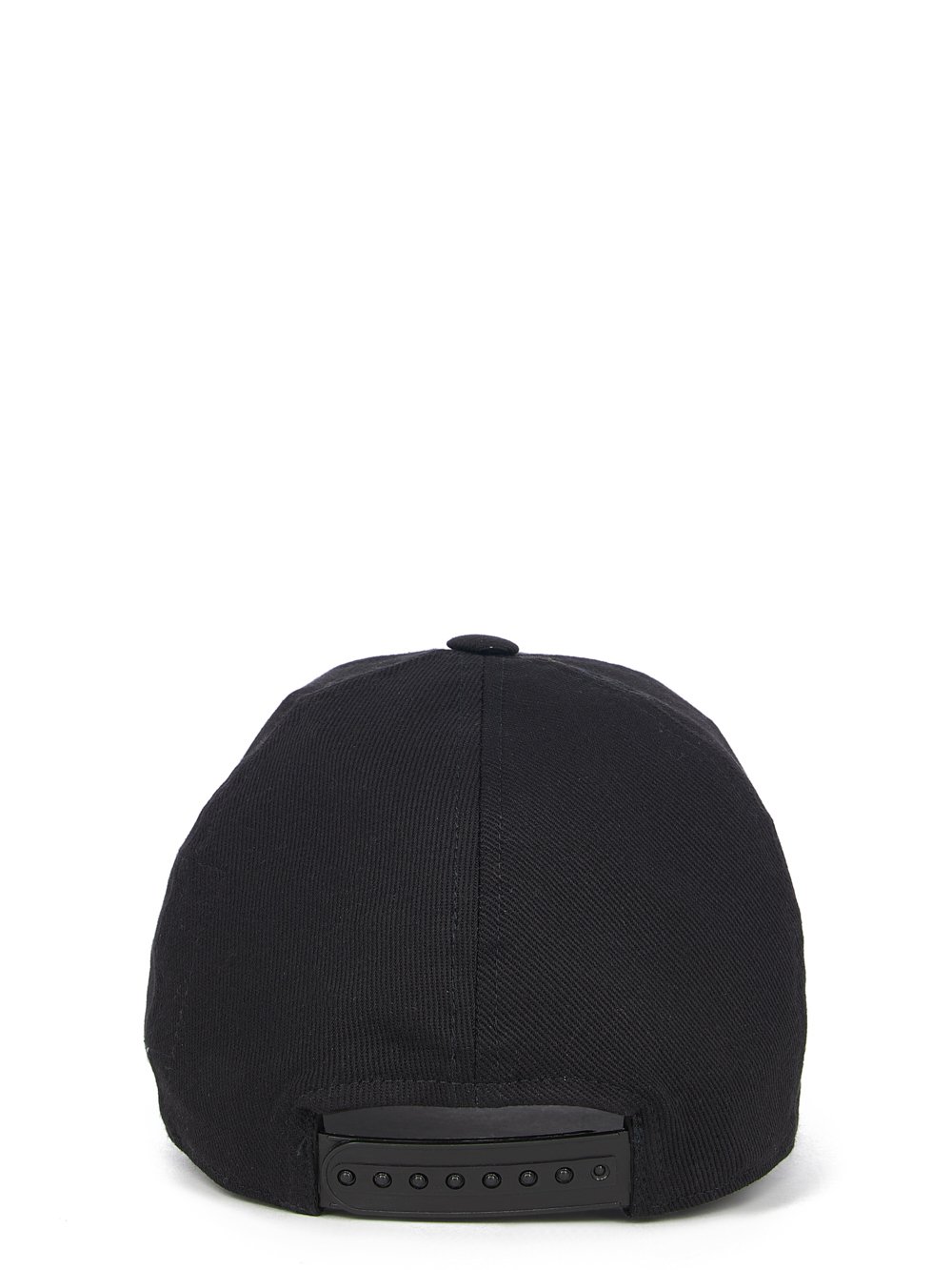 DRKSHDW FW23 LUXOR BASEBALL CAP IN BLACK AND PEARL 13OZ OVERDYED DENIM