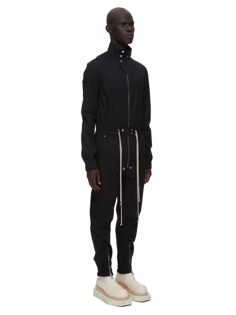 RICK OWENS FW23 LUXOR LUXOR FLIGHTSUIT IN HEAVY COTTON POPLIN