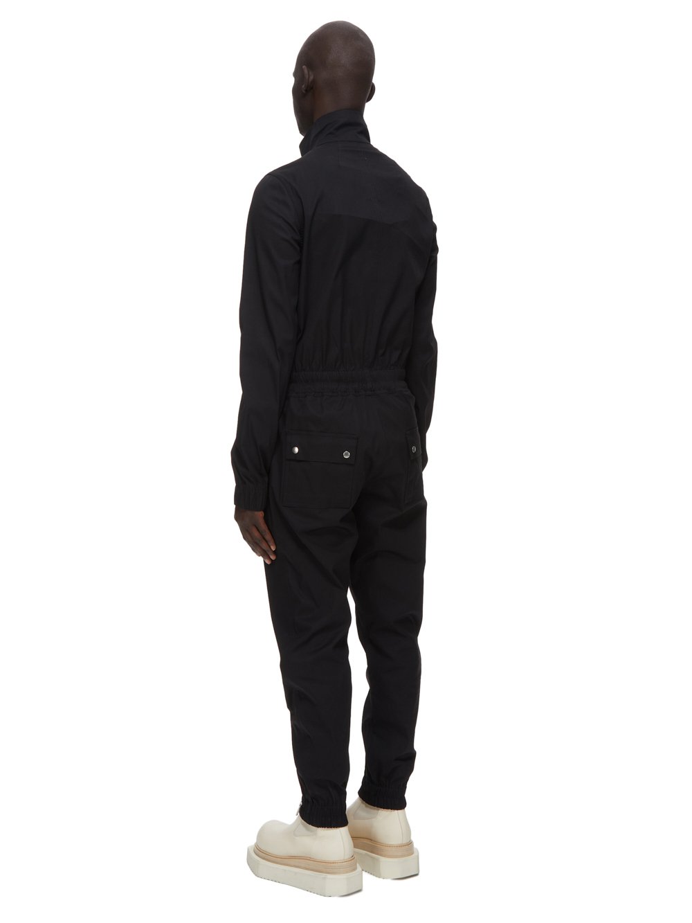 RICK OWENS FW23 LUXOR LUXOR FLIGHTSUIT IN HEAVY COTTON POPLIN