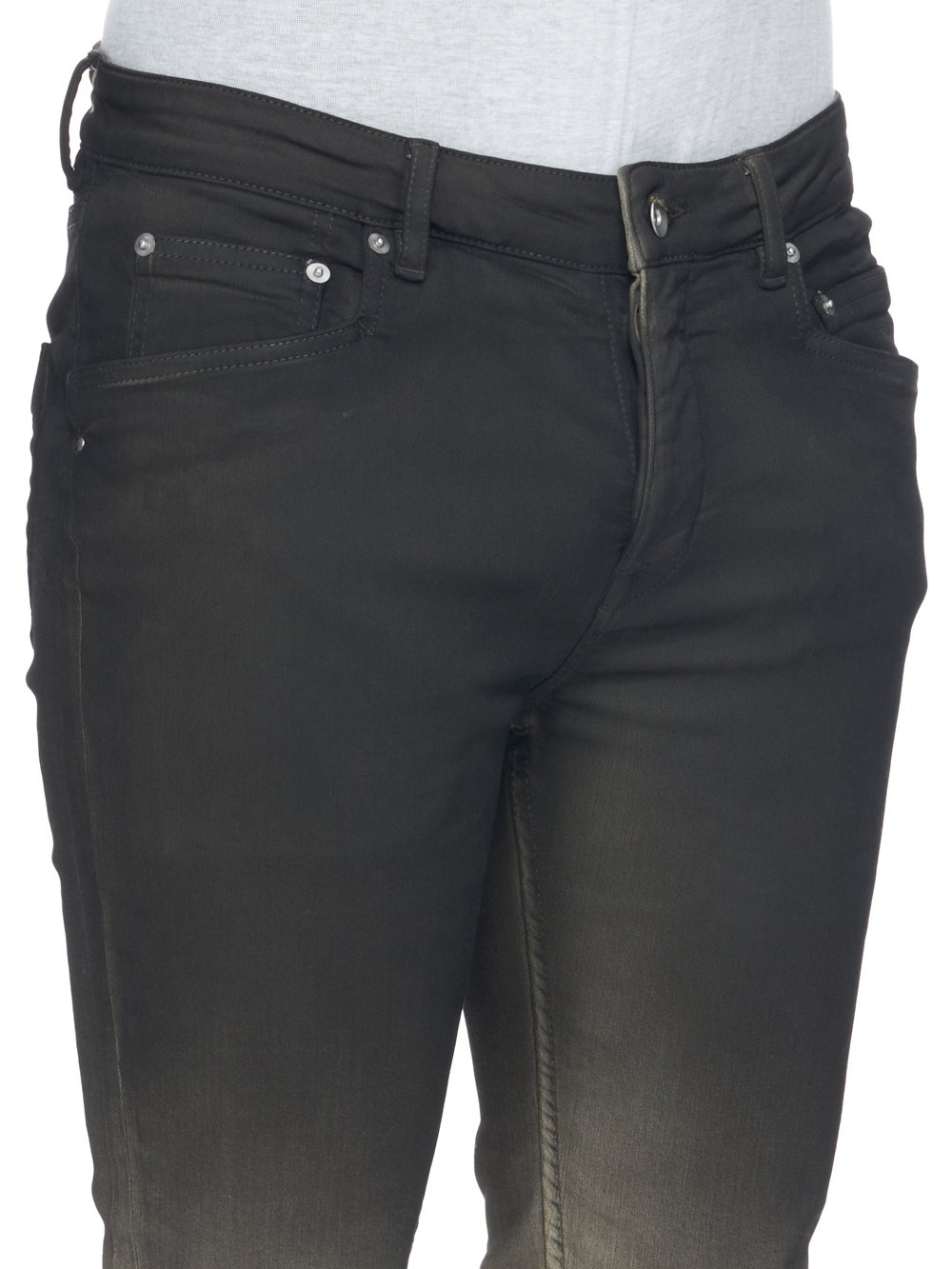 DRKSHDW FW23 LUXOR TYRONE CUT IN BLACK PEARL DEGRADE STRETCH DENIM