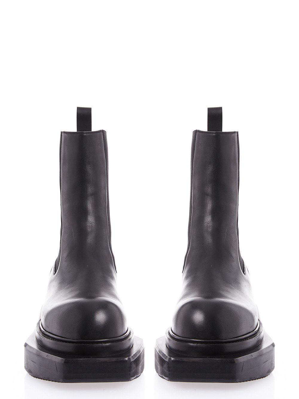 RICK OWENS FW23 LUXOR BEATLE TURBO CYCLOPS IN BLACK WAXY CALF LEATHER