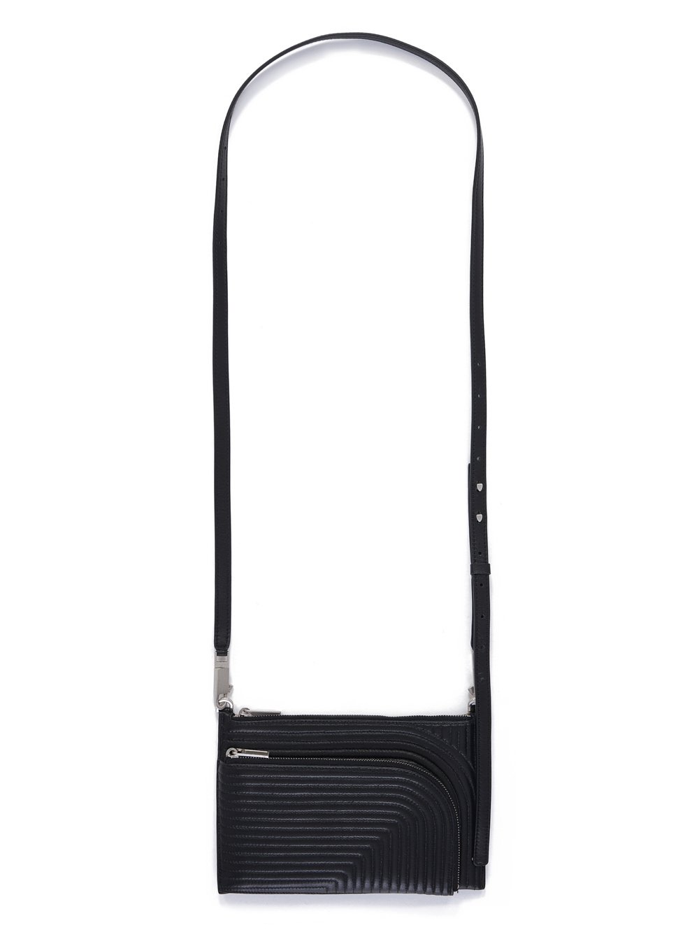 RICK OWENS FW23 LUXOR CLUB POUCH IN BLACK SOFT GRAIN COW LEATHER RICK OWENS FW23 LUXOR CLUB POUCH IN BLACK SOFT GRAIN COW LEATHER