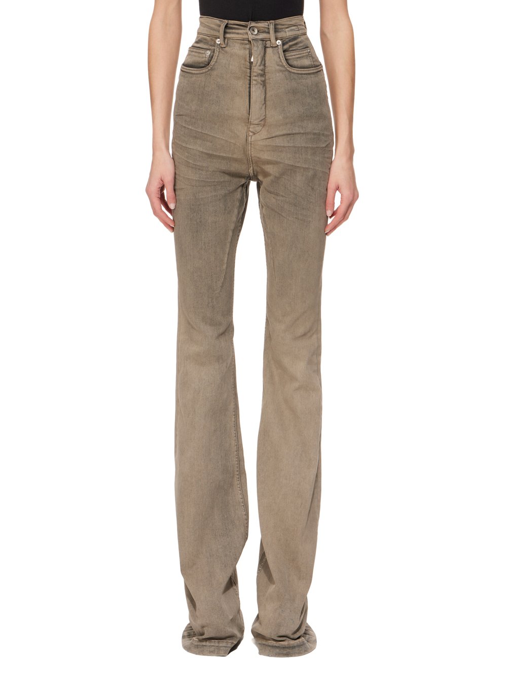 DRKSHDW FW23 LUXOR BOLAN BOOTCUT IN MINERAL PEARL STRETCH DENIM