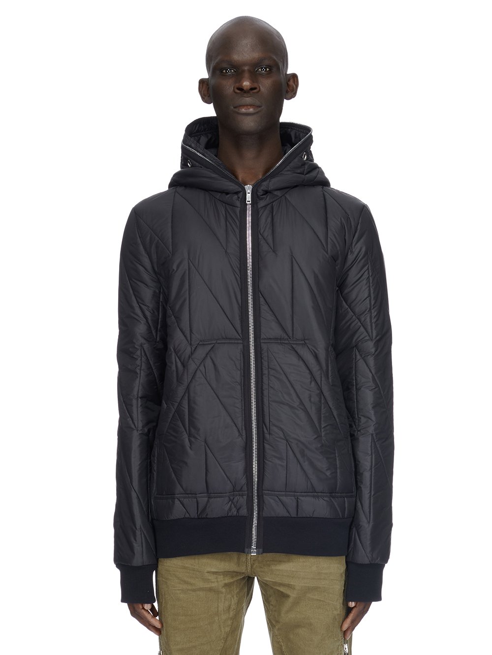 DRKSHDW FW23 LUXOR GIMP JKT IN BLACK RECYCLED NYLON