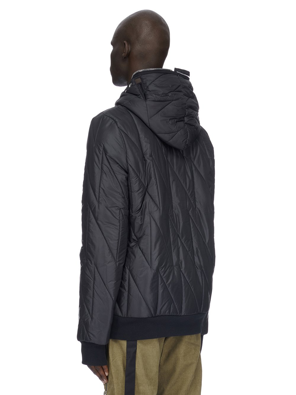 DRKSHDW FW23 LUXOR GIMP JKT IN BLACK RECYCLED NYLON