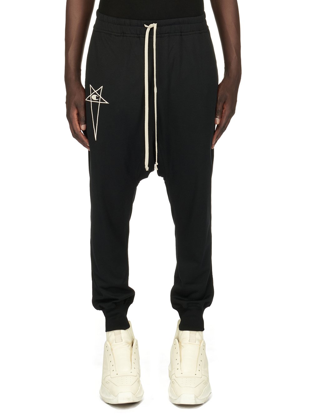 CHAMPION X RICK OWENS PRISONER DRAWSTRING IN MEDIUM WEIGHT COTTON JERSEY CHAMPION X RICK OWENS PRISONER DRAWSTRING IN MEDIUM WEIGHT COTTON JERSEY