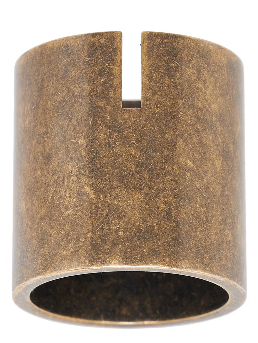 RICK OWENS SLITTED THUMB RING IN BRASS