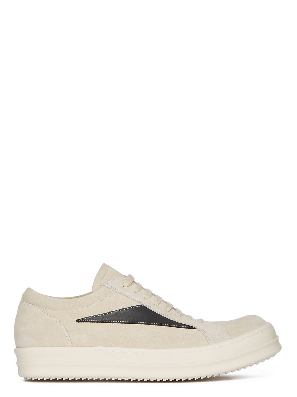 RICK OWENS FW23 LUXOR VINTAGE SNEAKS IN VELOUR SUEDE AND FULL GRAIN CALF LEATHER