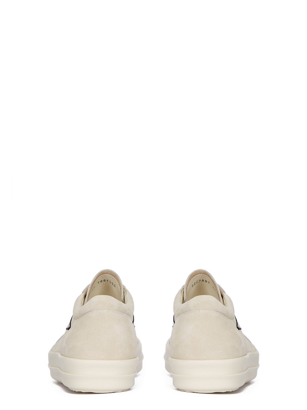 RICK OWENS FW23 LUXOR VINTAGE SNEAKS IN VELOUR SUEDE AND FULL GRAIN CALF LEATHER