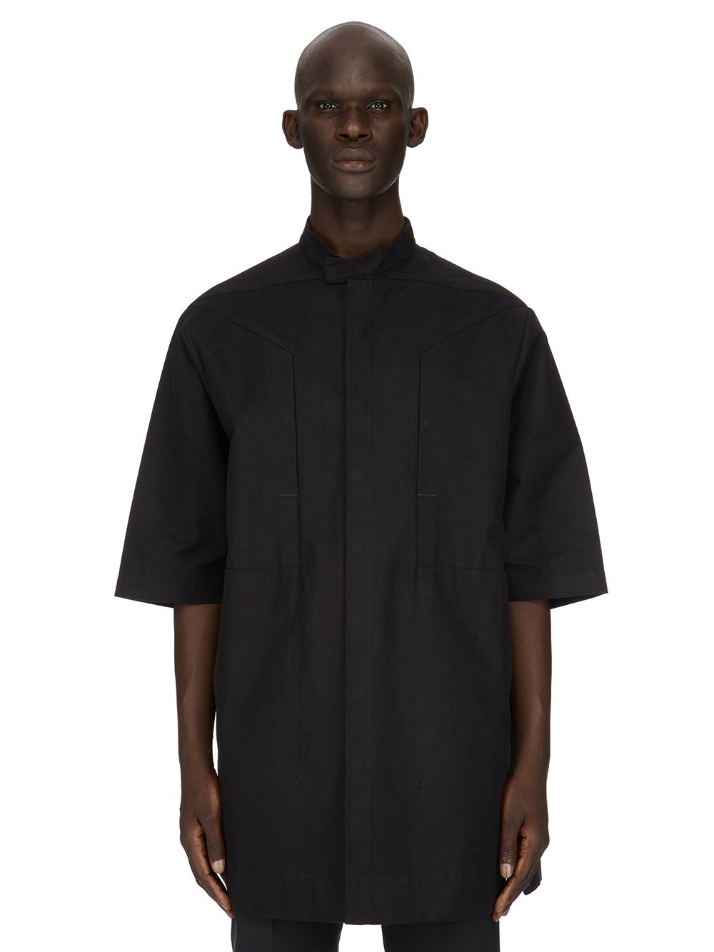 RICK OWENS FW23 LUXOR EDFU MAGNUM IN  BLACK HEAVY MOLESKIN