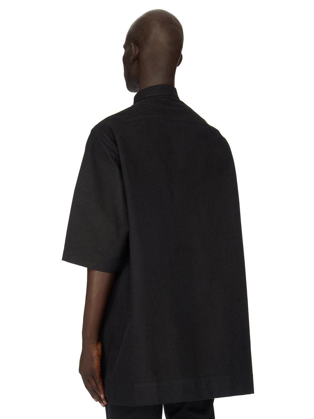 RICK OWENS FW23 LUXOR EDFU MAGNUM IN  BLACK HEAVY MOLESKIN