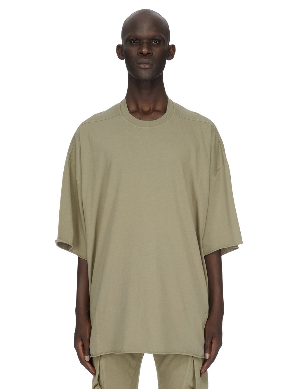DRKSHDW FW23 LUXOR TOMMY T IN PALE GREEN MEDIUM WEIGHT COTTON JERSEY 