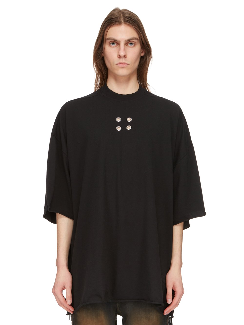 DRKSHDW FW23 LUXOR TOMMY T IN BLACK MEDIUM WEIGHT COTTON JERSEY DRKSHDW FW23 LUXOR TOMMY T IN BLACK MEDIUM WEIGHT COTTON JERSEY