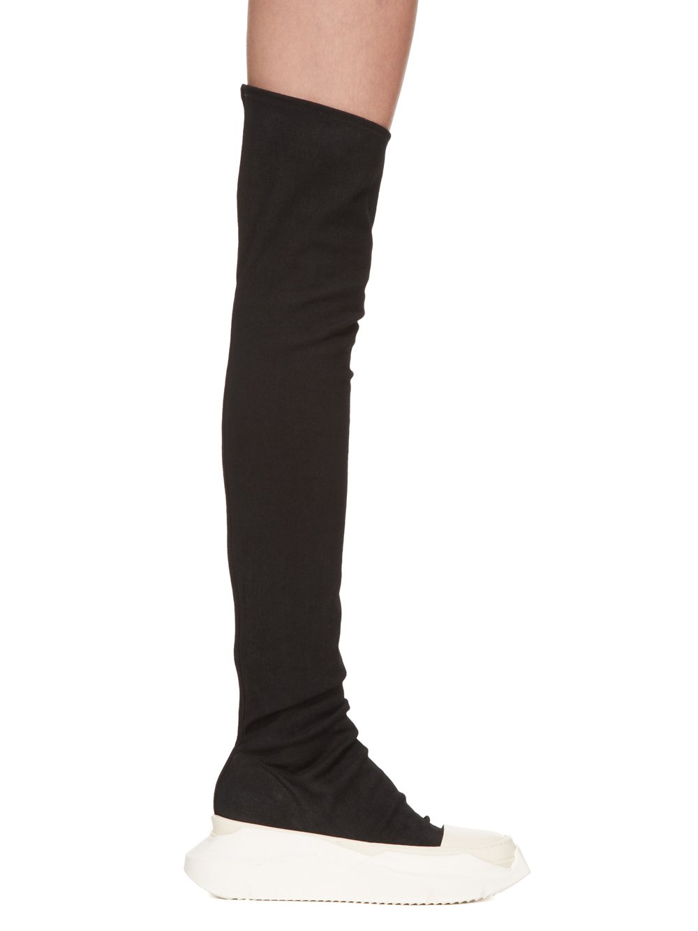 DRKSHDW FW23 LUXOR ABSTRACT STOCKINGS IN BLACKETY BLACK STRETCH DENIM DRKSHDW FW23 LUXOR ABSTRACT STOCKINGS IN BLACKETY BLACK STRETCH DENIM
