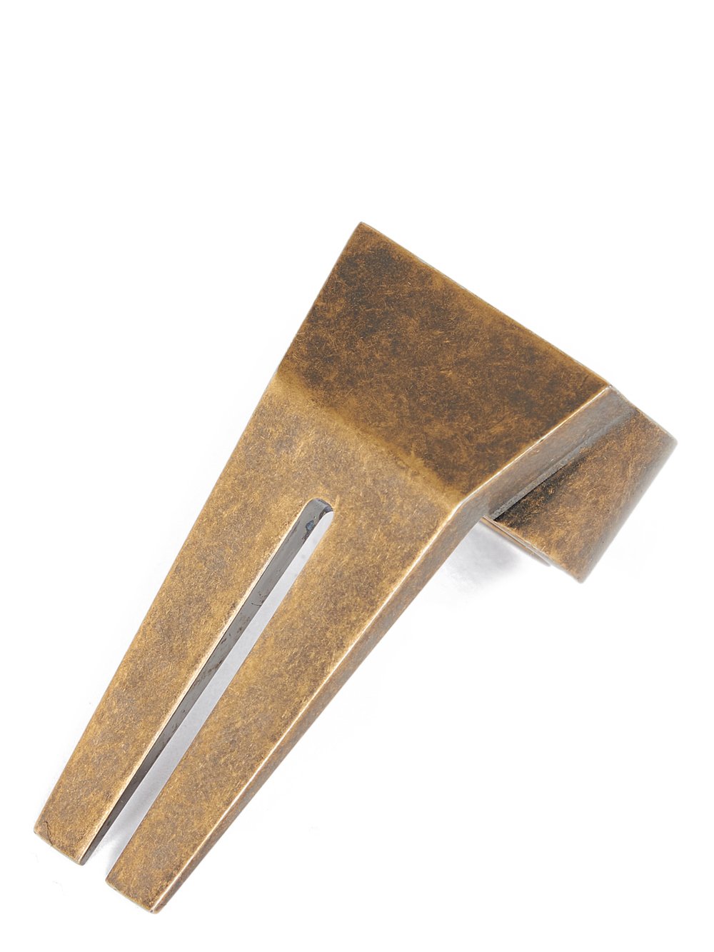 RICK OWENS OPEN TRUNK RING IN BRASS