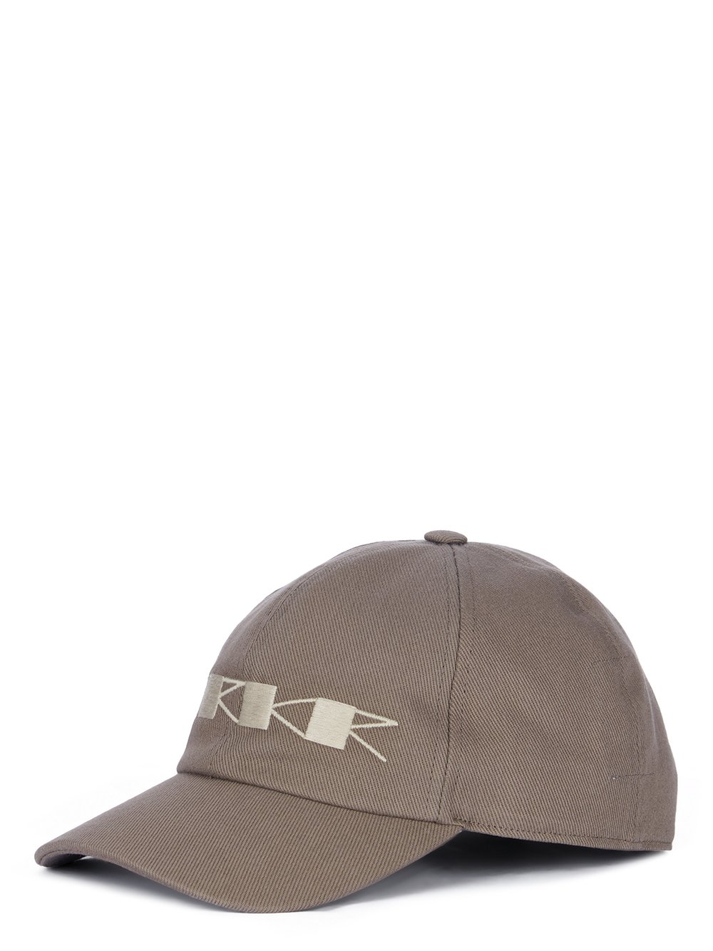 RICK OWENS FW23 LUXOR BASEBALL CAP IN DUST AND PEARL 13OZ OVERDYED DENIM RICK OWENS FW23 LUXOR BASEBALL CAP IN DUST AND PEARL 13OZ OVERDYED DENIM