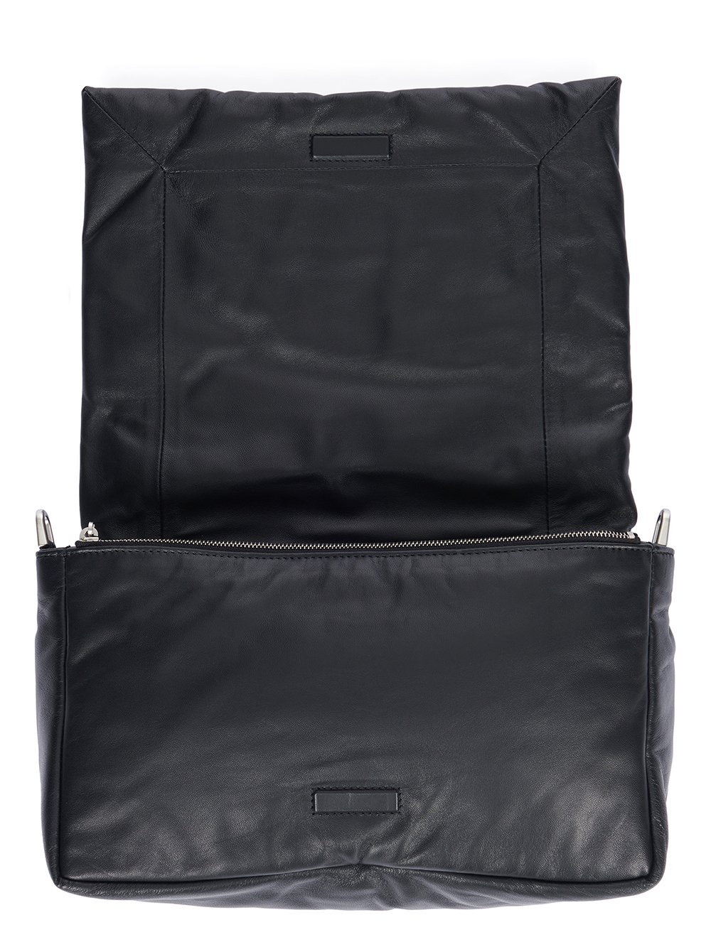 RICK OWENS FW23 LUXOR BIG PILLOW GRIFFIN IN BLACK PEACHED LAMBSKIN