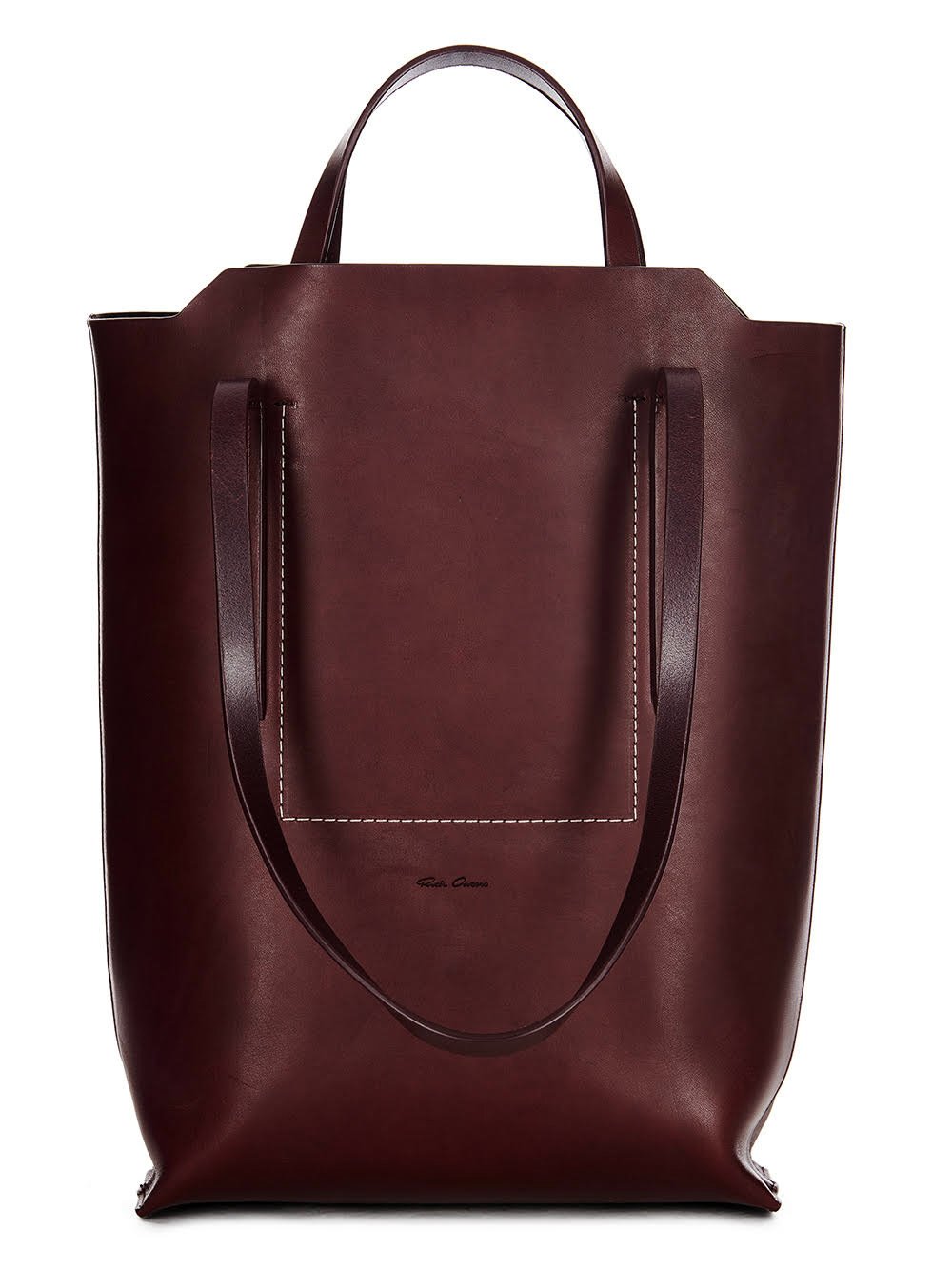 RICK OWENS FW23 LUXOR MEDIUM SHOPPER IN AMETHYST PURPLE GROPPONE COW LEATHER RICK OWENS FW23 LUXOR MEDIUM SHOPPER IN AMETHYST PURPLE GROPPONE COW LEATHER